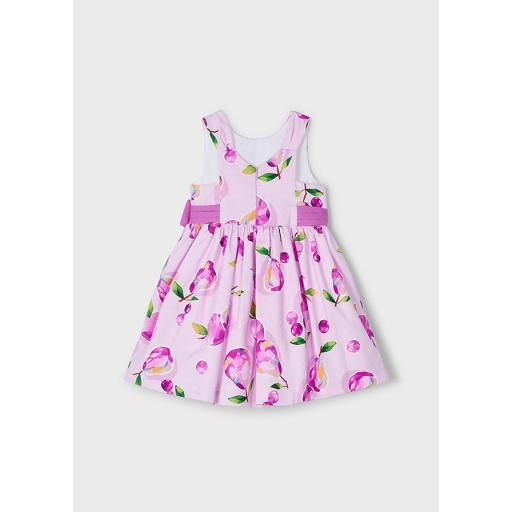 Vestido para vestir de niña MAYORAL "peras" estampado 3917 [2]