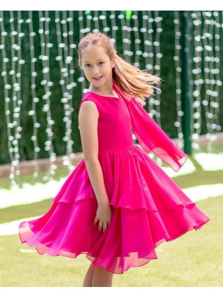 Vestido para adoleste niña AMAYA fucsia 634620 [0]