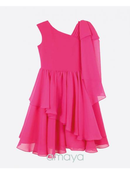 Vestido para adoleste niña AMAYA fucsia 634620 [1]
