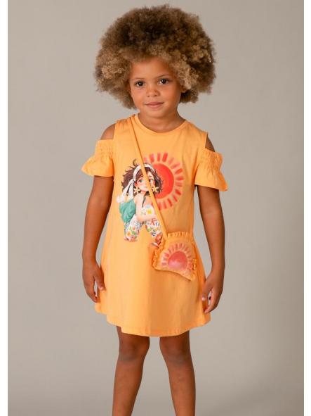 Vestido playero de niña MAYORAL con bolsito 26-03941-010 [2]