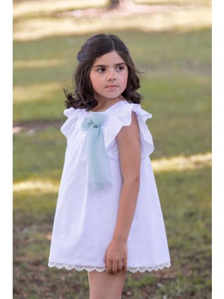 Vestido de Ceremonia y Arras niña EVA MARTINEZ ARTESANIA modelo 38311CBG