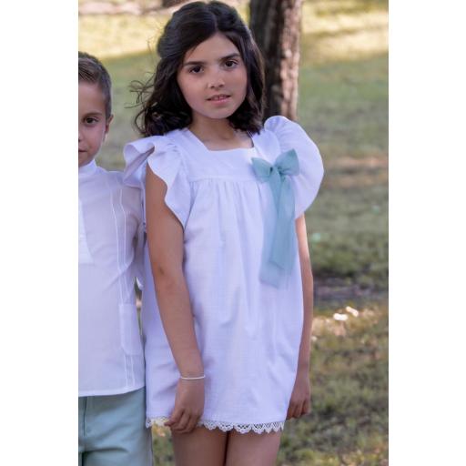 Vestido de Ceremonia y Arras niña EVA MARTINEZ ARTESANIA modelo 38311CBG [3]