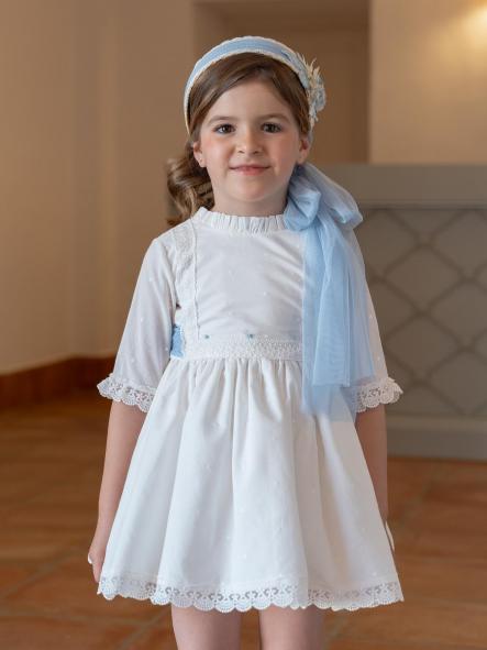 Vestido de Ceremonia y Arras niña EVA MARTINEZ ARTESANIA modelo 40911 [0]