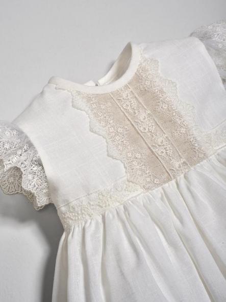 Vestido de bautizo bebe niña AMAYA little linen [2]