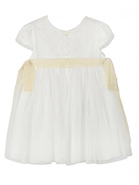 Vestido de bautizo y ceremonia bebe niña AMAYA guipur 612103 [5]