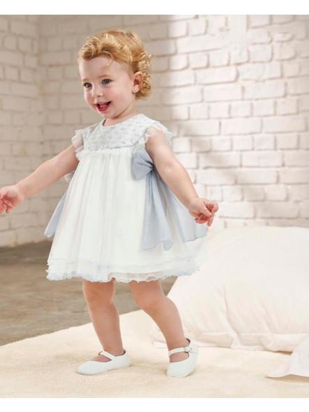 Vestido de bautizo bebe niña AMAYA modelo 633312