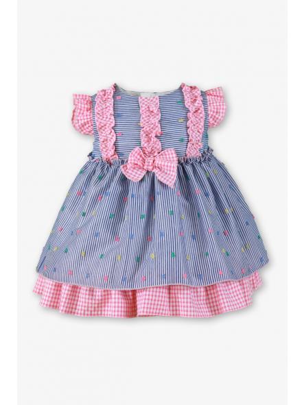 Vestido de niña bebe de tirantes MIRANDA modelo 146-V [0]