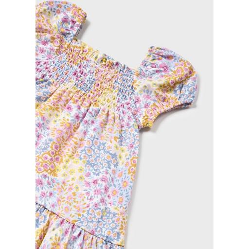 Vestido con diadema bebe niña MAYORAL estampado flores 1923 [2]