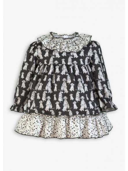 Vestido manga larga bebe MIRANDA dálmatas 0510/V [0]