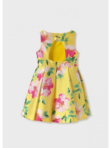 Vestido de ceremonia niña ABEL Y LULA mikado estampado 5093 [4]