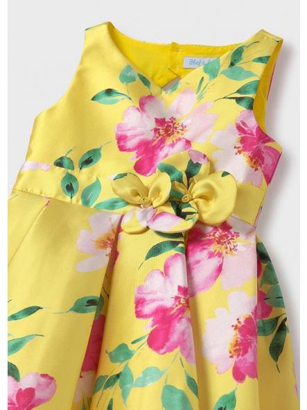 Vestido de ceremonia niña ABEL Y LULA mikado estampado 5093 [5]