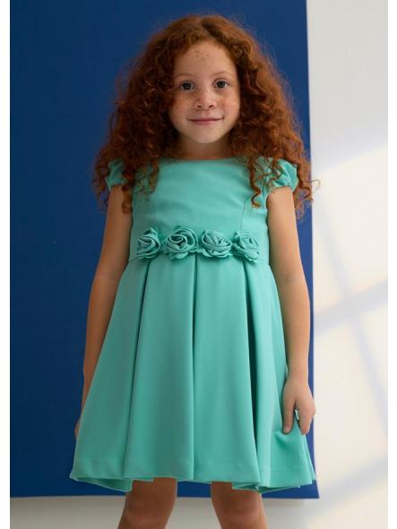 Vestido ceremonia niña ABEL  Y LULA crepe 26-05031-061