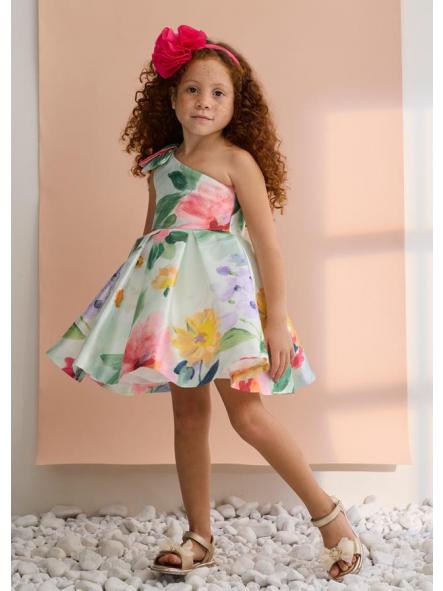 Vestido ceremonia niña ABEL  Y LULA asimetrico 26-05044-002