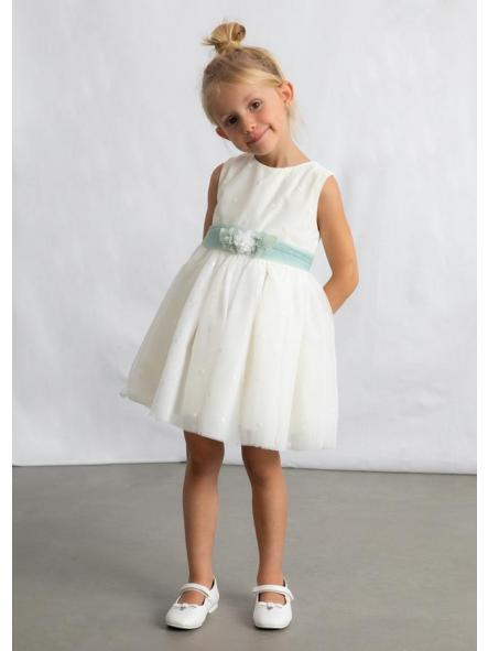 Vestido ceremonia niña MAYORAL tul bordado 26-03919-042 [2]