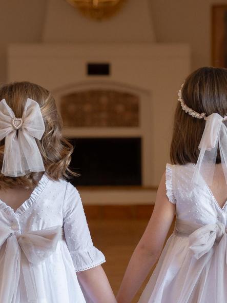 Vestido de Ceremonia y Arras niña EVA MARTINEZ ARTESANIA modelo 40712 [4]