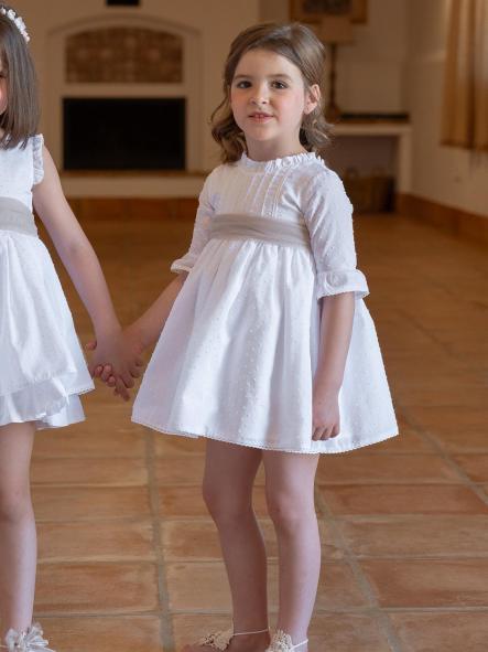 Vestido de Ceremonia y Arras niña EVA MARTINEZ ARTESANIA modelo 40712 [0]