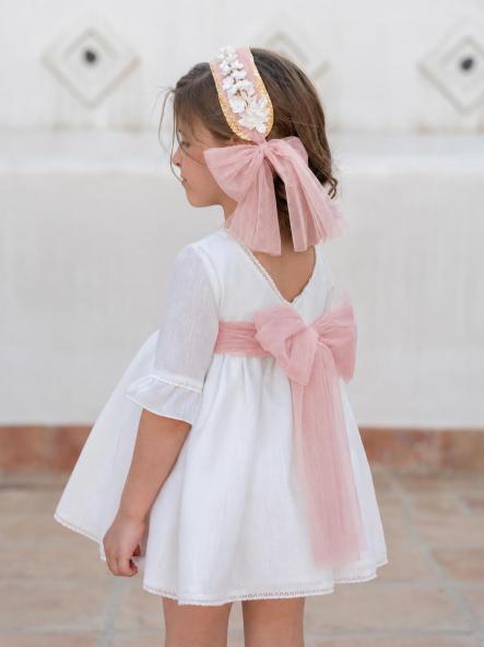 Vestido de Ceremonia y Arras niña EVA MARTINEZ ARTESANIA modelo 40412 v1 [1]