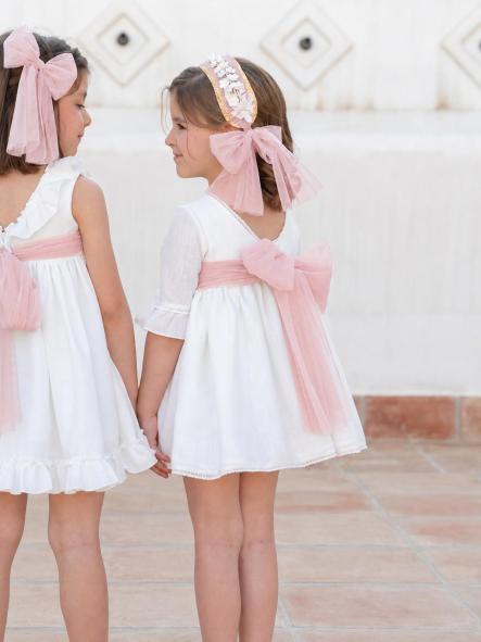 Vestido de Ceremonia y Arras niña EVA MARTINEZ ARTESANIA modelo 40412 v1 [2]