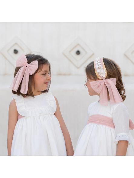 Vestido de Ceremonia y Arras niña EVA MARTINEZ ARTESANIA modelo 40412 v1 [5]