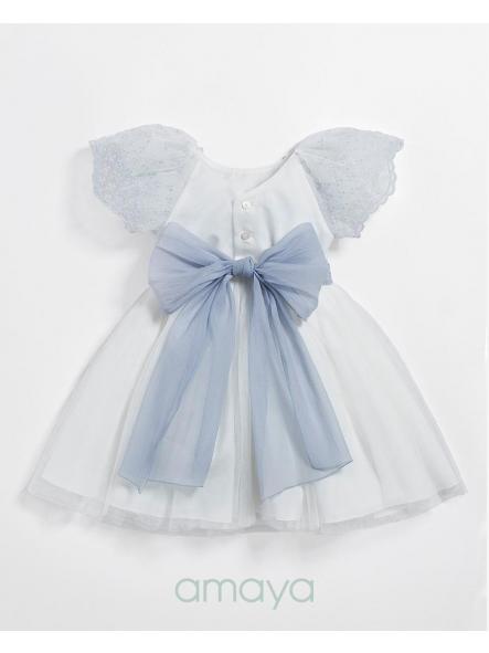 Vestido de ceremonia niña AMAYA tul bordado 633512 [2]
