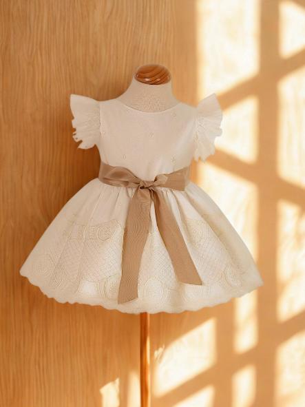 Vestido niña ceremonia CARMY bordado 6900