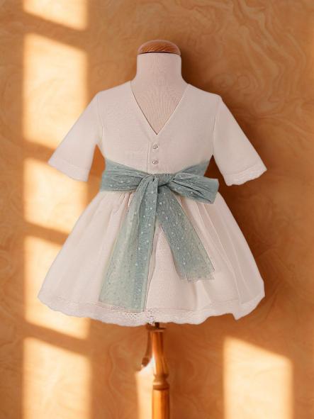 Vestido niña ceremonia CARMY lino poliester 6901 [1]