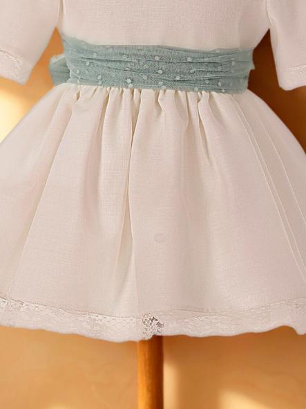 Vestido niña ceremonia CARMY lino poliester 6901 [2]