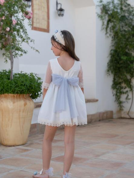 Vestido de Ceremonia y Arras niña EVA MARTINEZ ARTESANIA modelo 40211 [1]