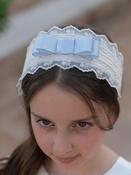 Vestido de Ceremonia y Arras niña EVA MARTINEZ ARTESANIA modelo 40211 [5]