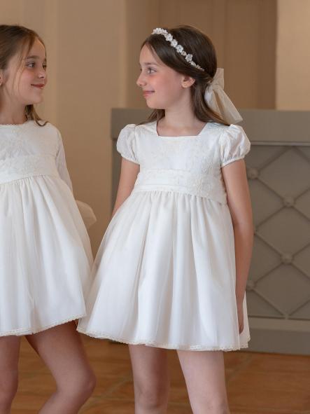 Vestido de Ceremonia y Arras niña EVA MARTINEZ ARTESANIA modelo 40312 [2]