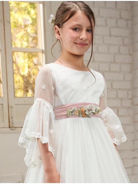 Vestido de Comunión AMAYA 2026 modelo 637024MF rosa [2]