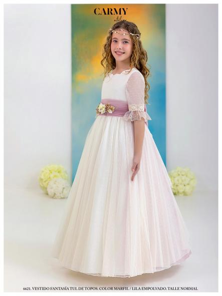Vestido de Comunión CARMY 2026 modelo 6621 [6]