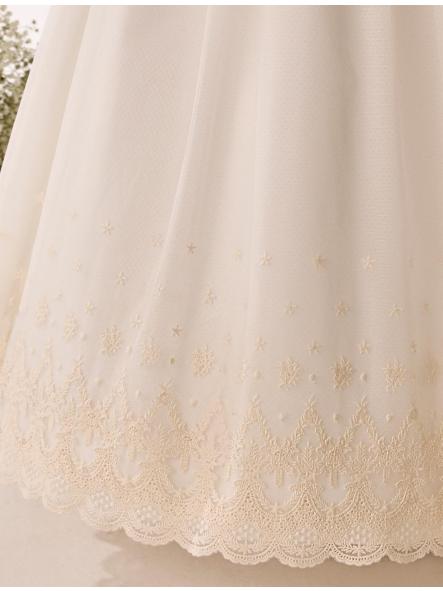 Vestido de Comunión ROSA CLARÁ 2026 PREMIUM modelo R801 [4]