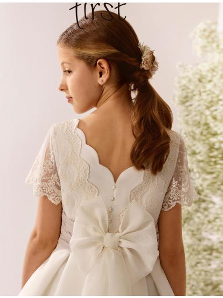 Vestido de Comunión ROSA CLARÁ 2026 PREMIUM modelo R803 [3]