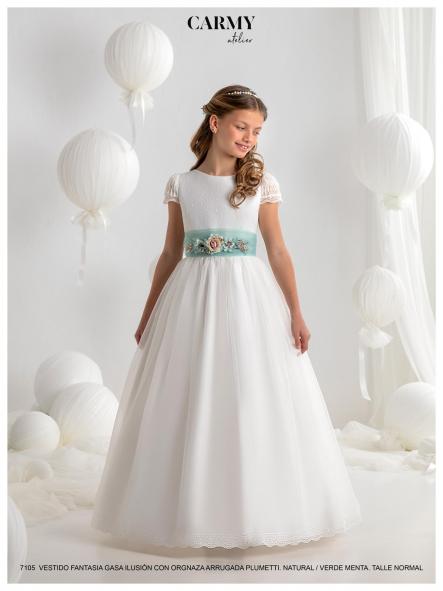 Vestido de comunión CARMY 2027 modelo 7105 [5]