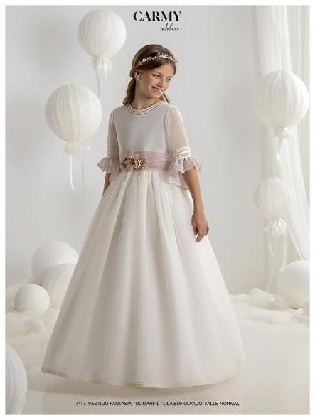 Vestido de comunión CARMY 2027 modelo 7117 [0]