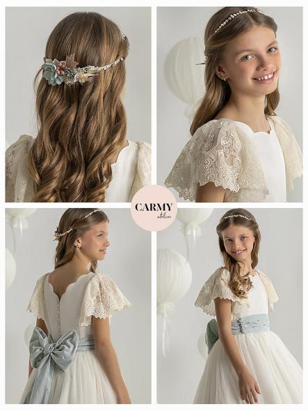 Vestido de comunión CARMY 2027 modelo 7123 [1]