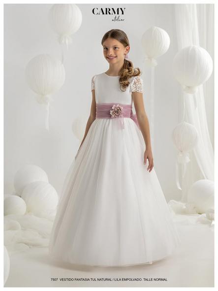 Vestido de comunión CARMY 2027 modelo 7507 [0]