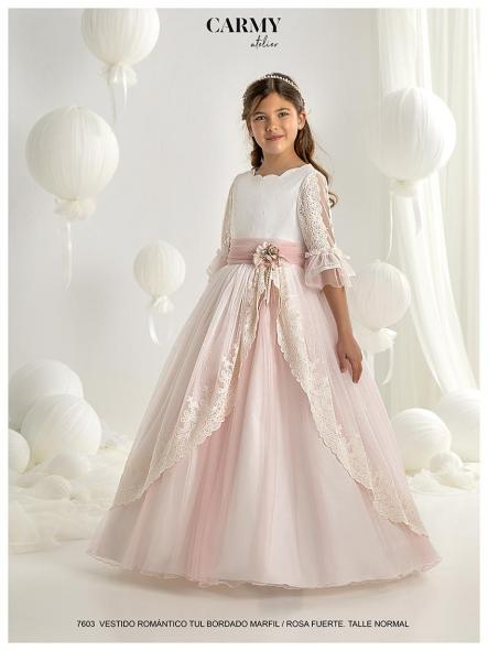 Vestido de comunión CARMY 2027 modelo 7603 [0]