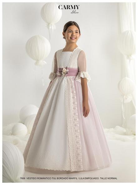 Vestido de comunión CARMY 2027 modelo 7606 [0]