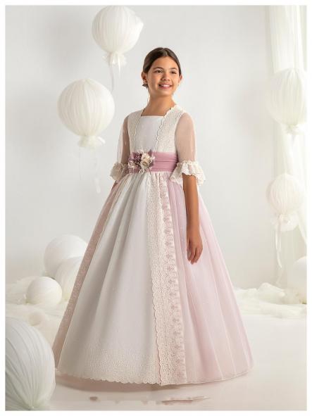 Vestido de comunión CARMY 2027 modelo 7606