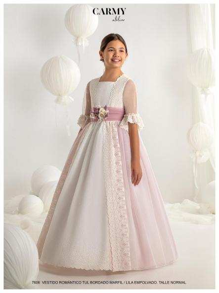 Vestido de comunión CARMY 2027 modelo 7606 [5]