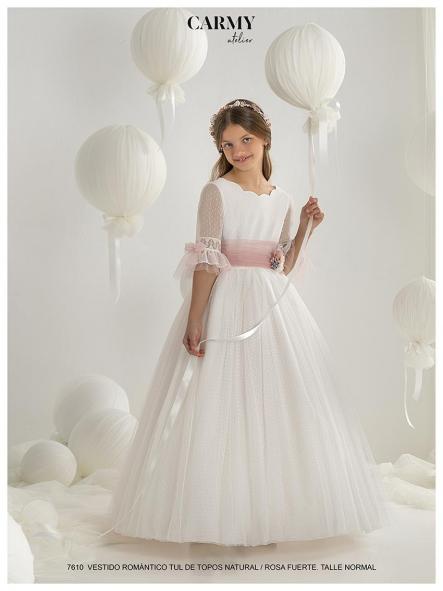 Vestido de comunión CARMY 2027 modelo 7610 [0]