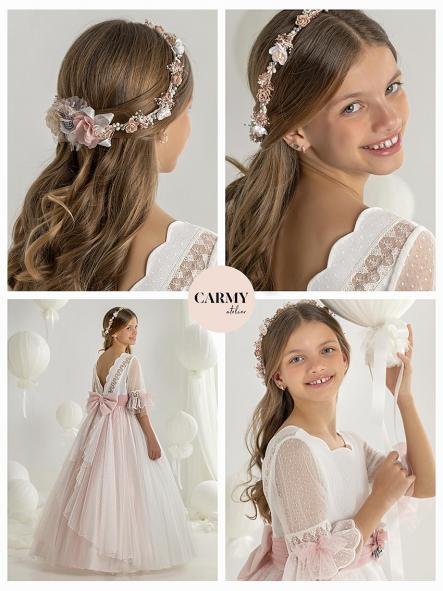 Vestido de comunión CARMY 2027 modelo 7610 [1]