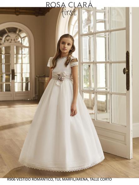 Vestido de comunión ROSA CLARA PREMIUM 2027 modelo R906 [3]
