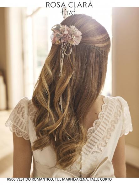 Vestido de comunión ROSA CLARA PREMIUM 2027 modelo R906 [2]