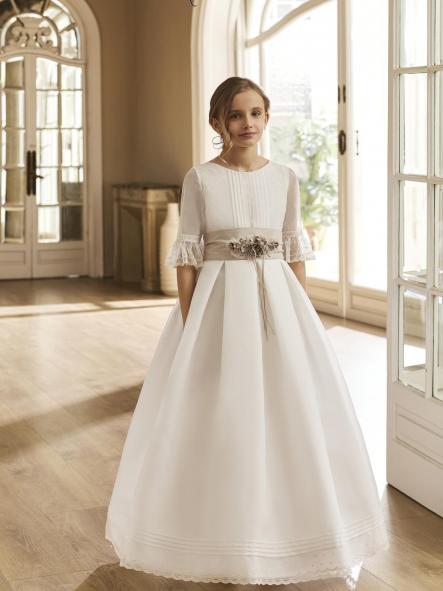 Vestido de comunión ROSA CLARA PREMIUM 2027 modelo R920