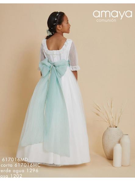 Vestido de Comunión outlet AMAYA 2025 modelo 617016MD [1]