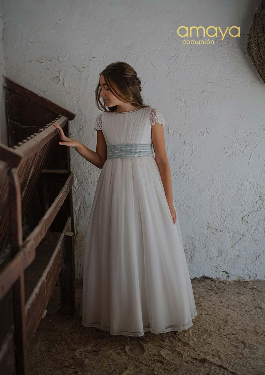 Vestido de Comunión 2027 Amaya modelo 657003MC