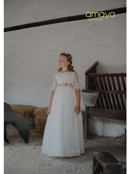 Vestido de Comunión 2027 Amaya modelo 657005MD